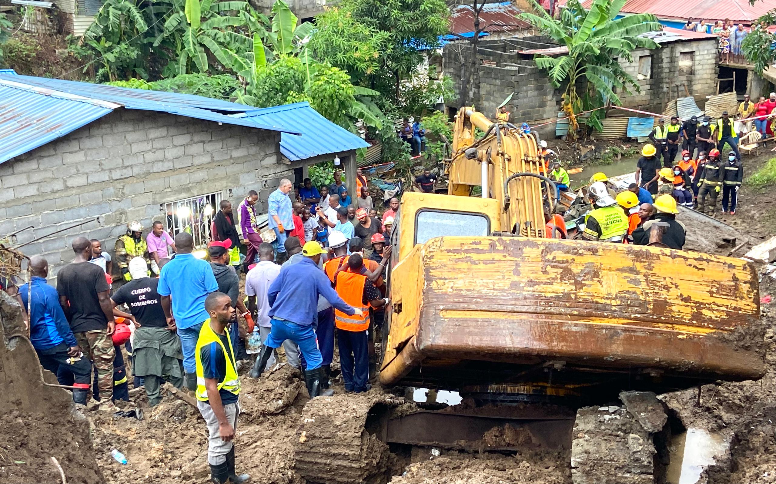 El Gobierno indemnizará y reubicará a familias asentadas en zonas de riesgo tras los deslizamientos en Malabo.